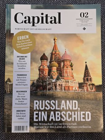 Capital Magazin 02/2015: Russland im freien Fall!