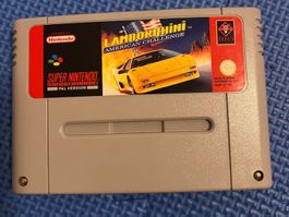 SNES Lamborghini American Challenge PAL Super Nintendo