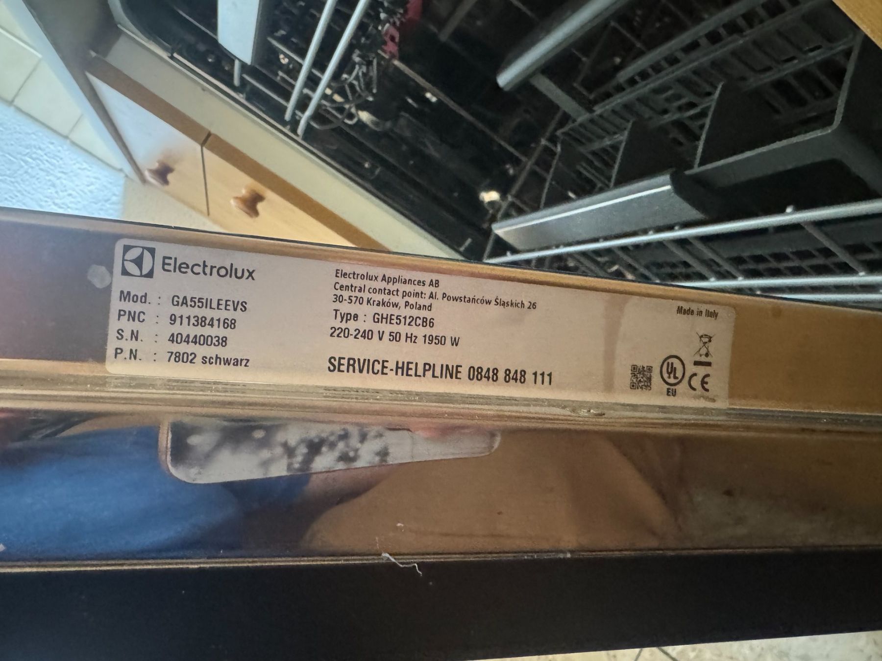 Electrolux Lavastoviglie: Geschirspüler Electrolux GA55ILEEVS – Usato da Hombrechtikon venduto da SPS-Liquidationen 2