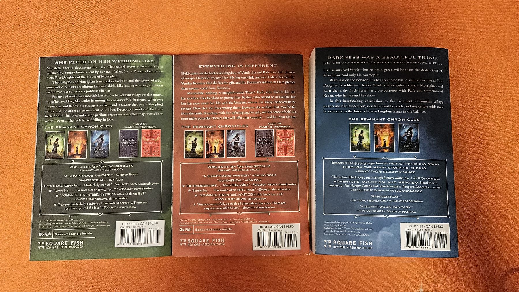 Libri: The Remnant Chronicles by Mary E. Pearson – Nuovo (secondo la descrizione) da Grenchen venduto da ailina_aeschlimann 1