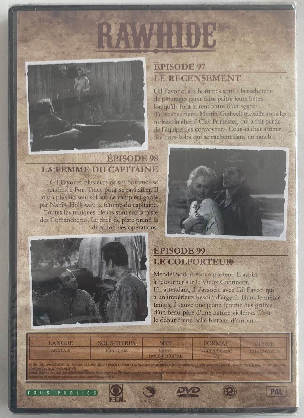 Tutti i DVDs: CLINT EASTWOOD - RAWHIDE N°33 – Usato da Poliez-Pittet venduto da Newtown-Records 4