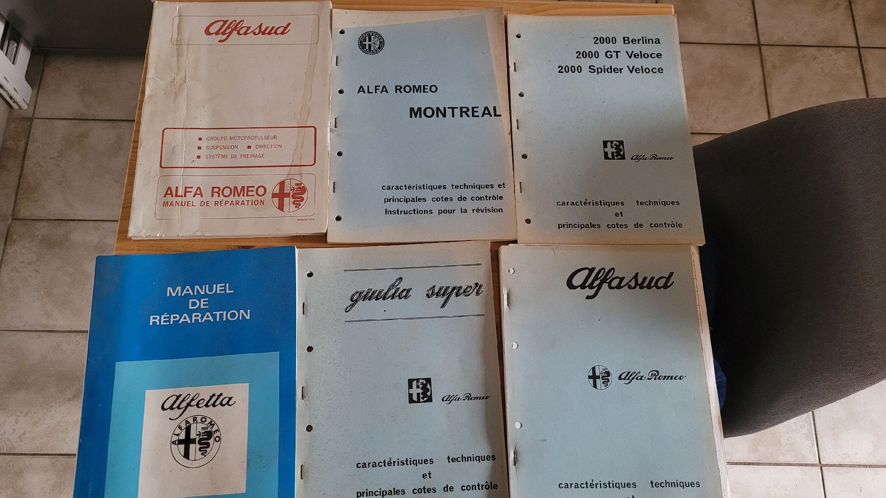 Libri: Alfa Roméo manuels techniques – Usato da Corban venduto da tof555 1