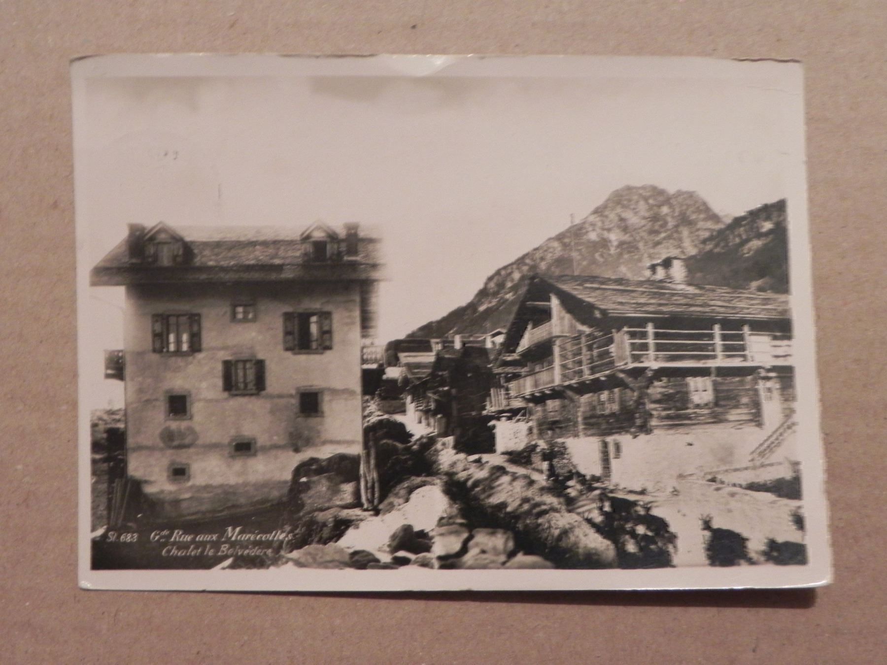 Cartoline postali: Karte Marécottes VS Valais Wallis 1935 – Usato da Siebnen venduto da krimsie