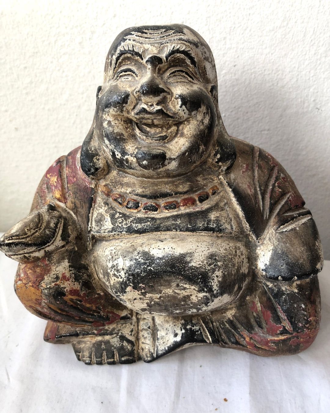 Sculture & Statue: Sitzender Buddha aus Holz – Usato da Schaffhausen venduto da durruti