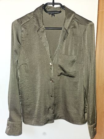 Miss Selfridge Olive grüne Bluse - Grösse EUR 34 / UK 6