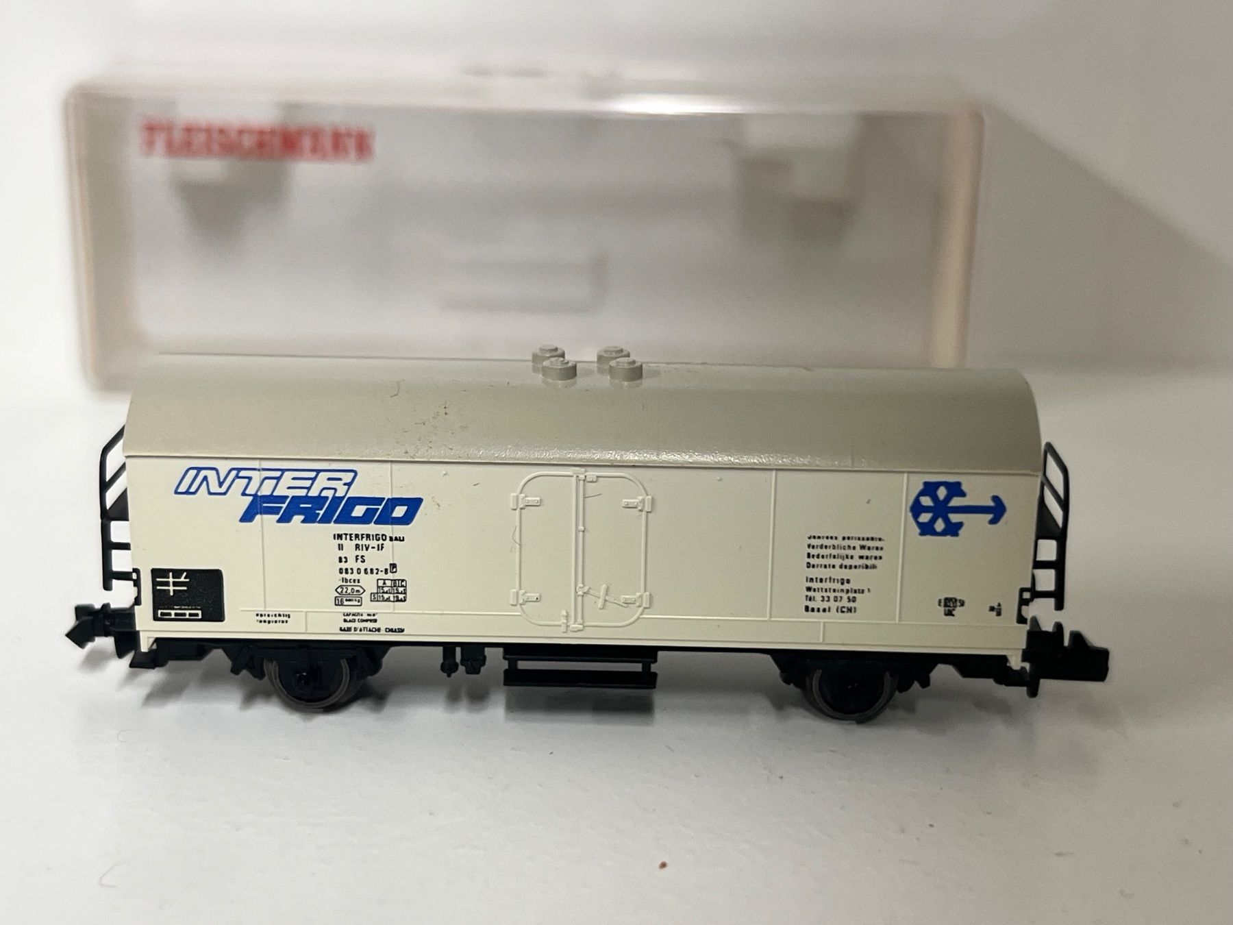 Fleischmann Modellini di ferrovie: Fleischmann Spur N Inter Frigo – Usato da Geroldswil venduto da TopTrain54 2