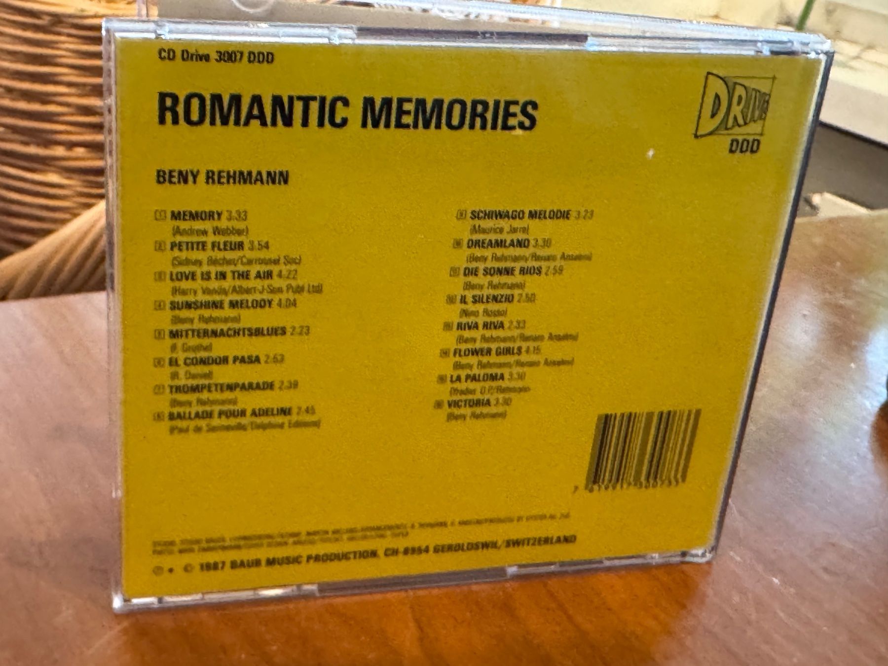 CDs: Beny Rehmann - Romantic Memories - HG42A – Gebraucht aus Küsnacht ZH von swisssales.net 1