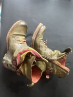 Stiefeletten Leder Damen Grösse 39 grün gebraucht