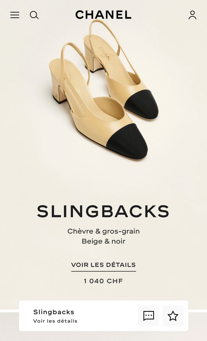 Chanel Scarpe da donna: SLINGBACKS Chanel – Usato da Puplinge venduto da Cechth 5