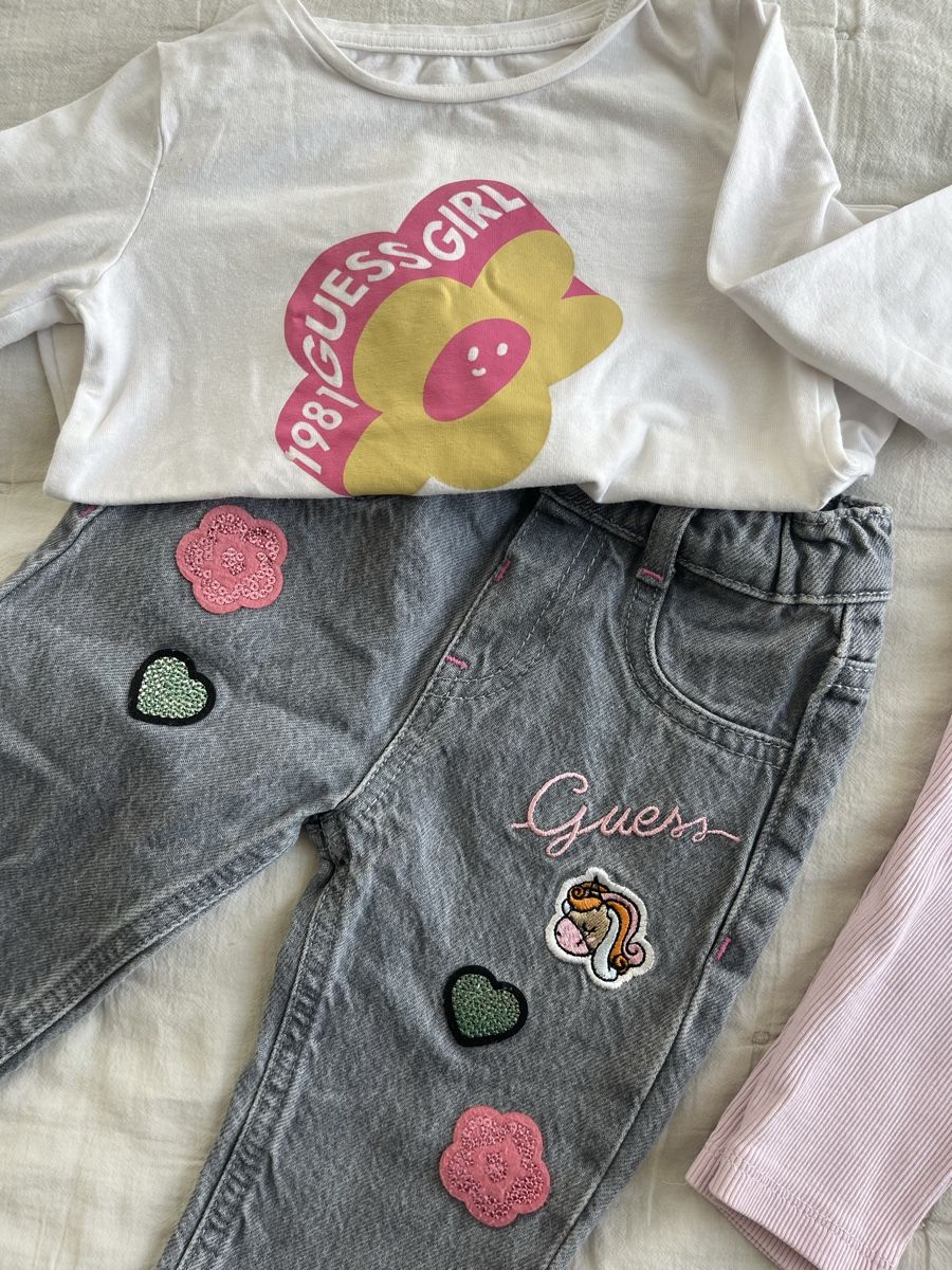 Guess Lotti & Set di vestiti: Frühlingspaket Mädchen Gr. 86 – Usato da Adliswil venduto da oktschuess10 2