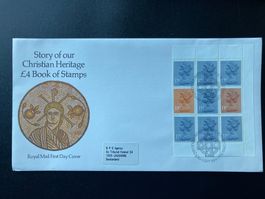 FDC aus Markenheftchen 1984 Christian Heritage(Exklusivität)