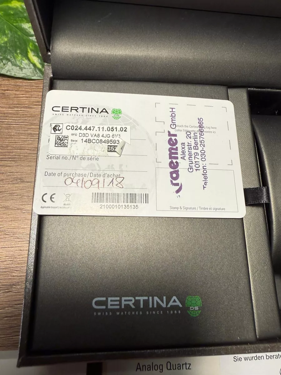 Certina Orologi: Certina DS-2 Chronograph Precidrive gebraucht gut – Usato da Bürgenstock venduto da bla_9xxz 2