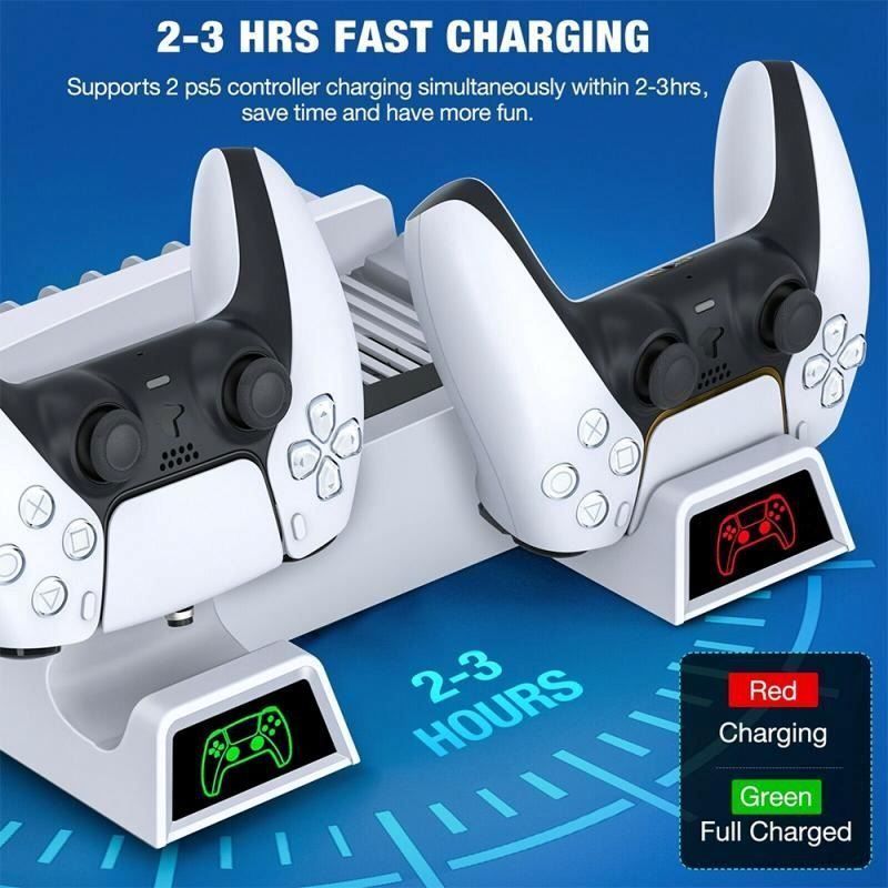 Console: PS5 Dual Controller Halter 4 in 1 Kühlst – Nuovo e nell'imballaggio originale da Unterägeri venduto da RmOnline 5