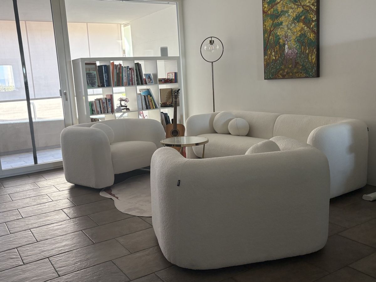 Beliani Divani: Sofa und Sessel Beliani weiss Boucle – Usato da Wabern venduto da enzo_92