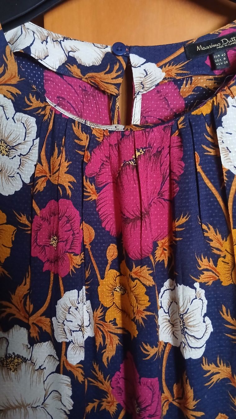 Massimo Dutti T-shirt: MASSIMO DUTTI DAMEN SHIRT GRÖSSE 40 – Nuovo (secondo la descrizione) da Villa Luganese venduto da luxlady 2