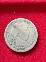 Quartter Dollar USA 1907 Barber - Silber 900/1000