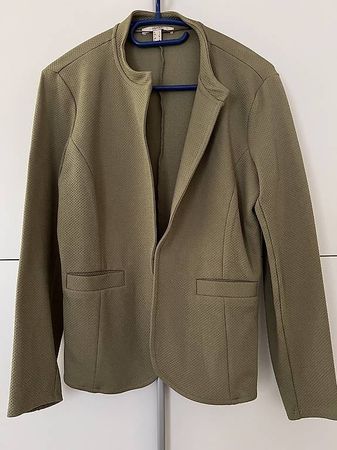 Damen Blazer Esprit olivgrün Struktur Grösse L neuwertig
