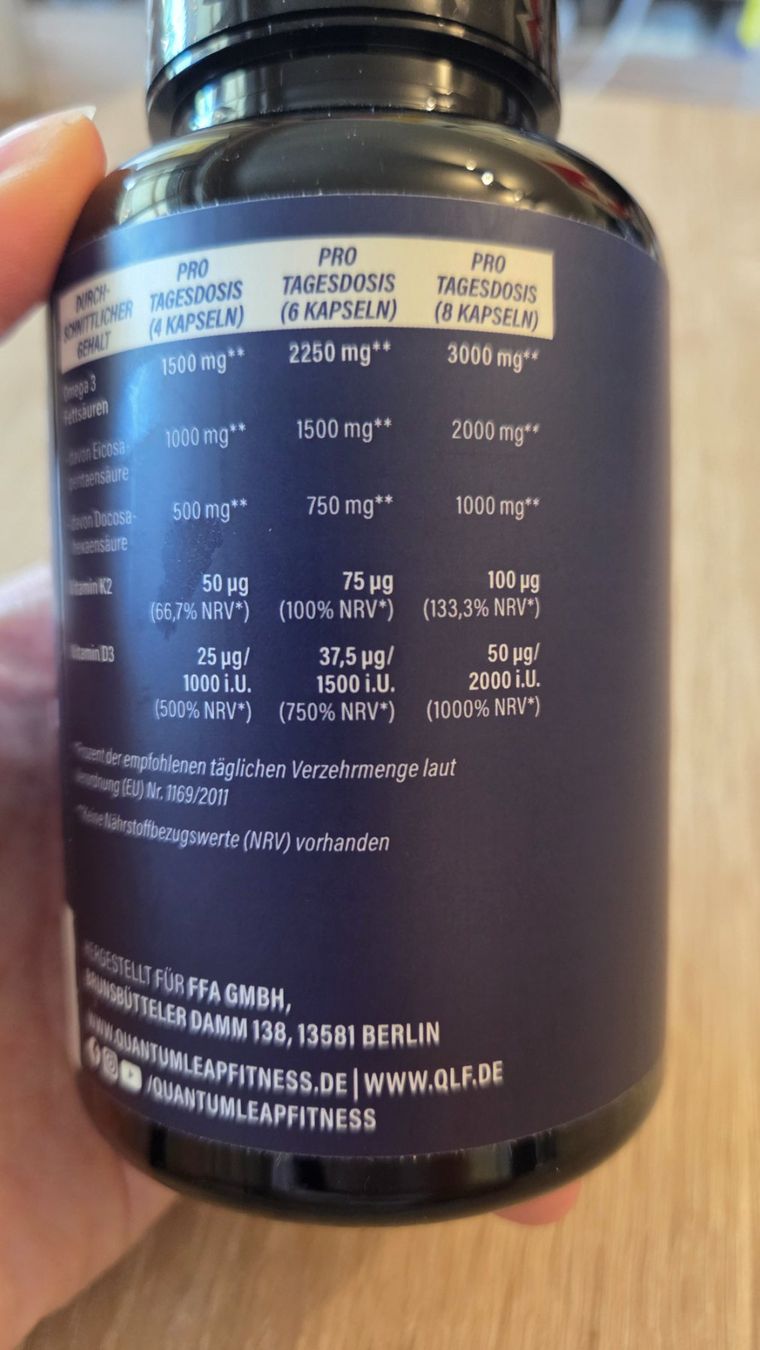Cibi & Specialità: QLF Poseidon Omega 3 K2 D3 - 235 Kapseln – Usato da Adlikon b.Regensdf venduto da ChriZ86 8