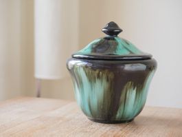 Deckeldose Ziegler Schaffhausen vintage Mid Century Keramik