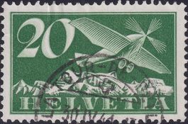 1940, F4y (Kreidepapier glatt) von Tour-de-Peilz, Kat: 75.-+
