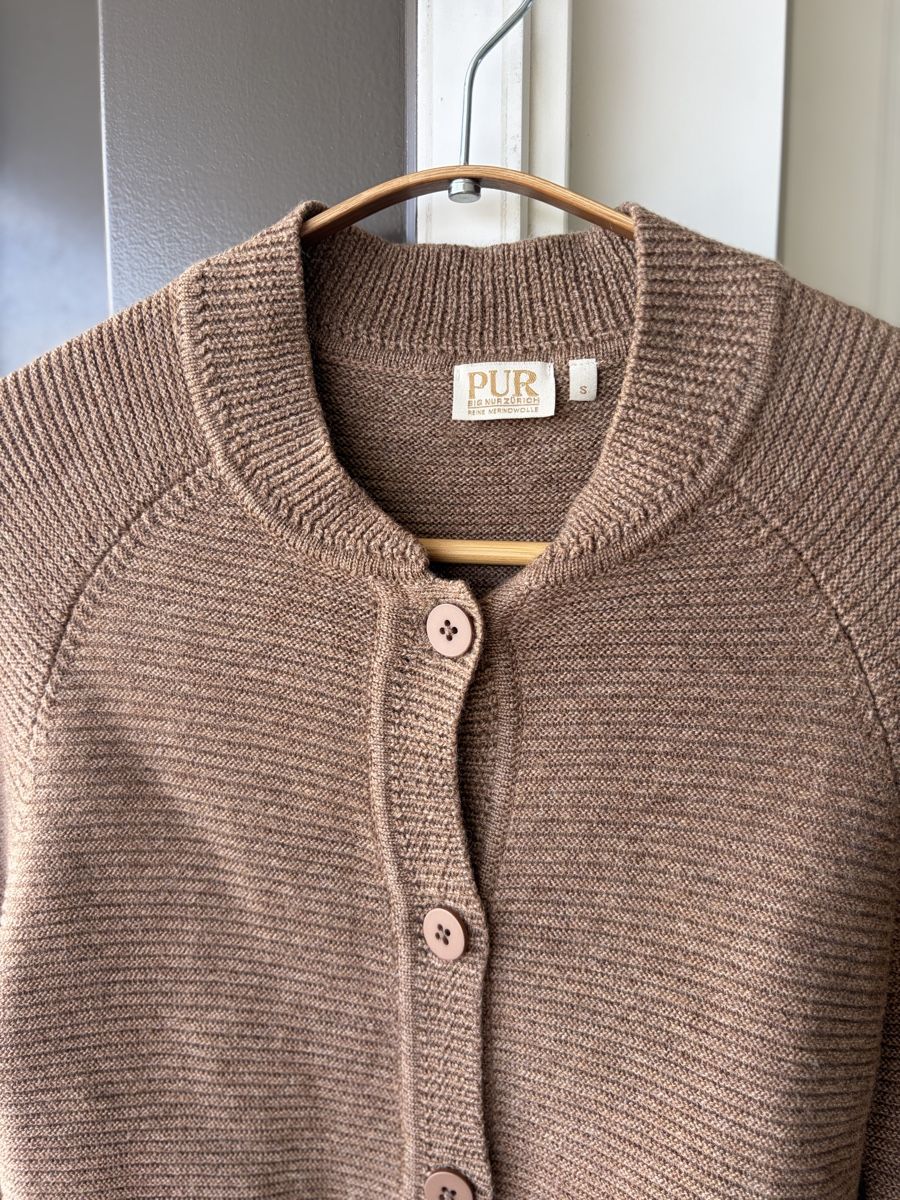 Jacken: Brauner Woll-Cardigan Gr. S – Gebraucht aus Wauwil von parttimehippie 1