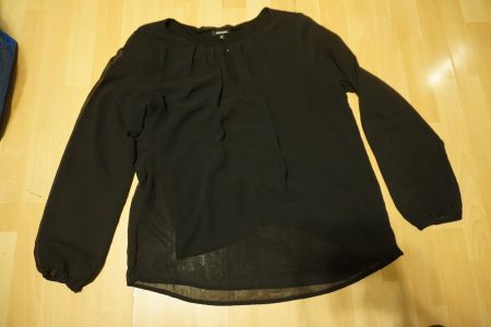 Schwarze Bluse von More&More, Gr. 44