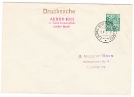 Lettre de Aesch BPA A36 pour Luzern le 5.VI.37