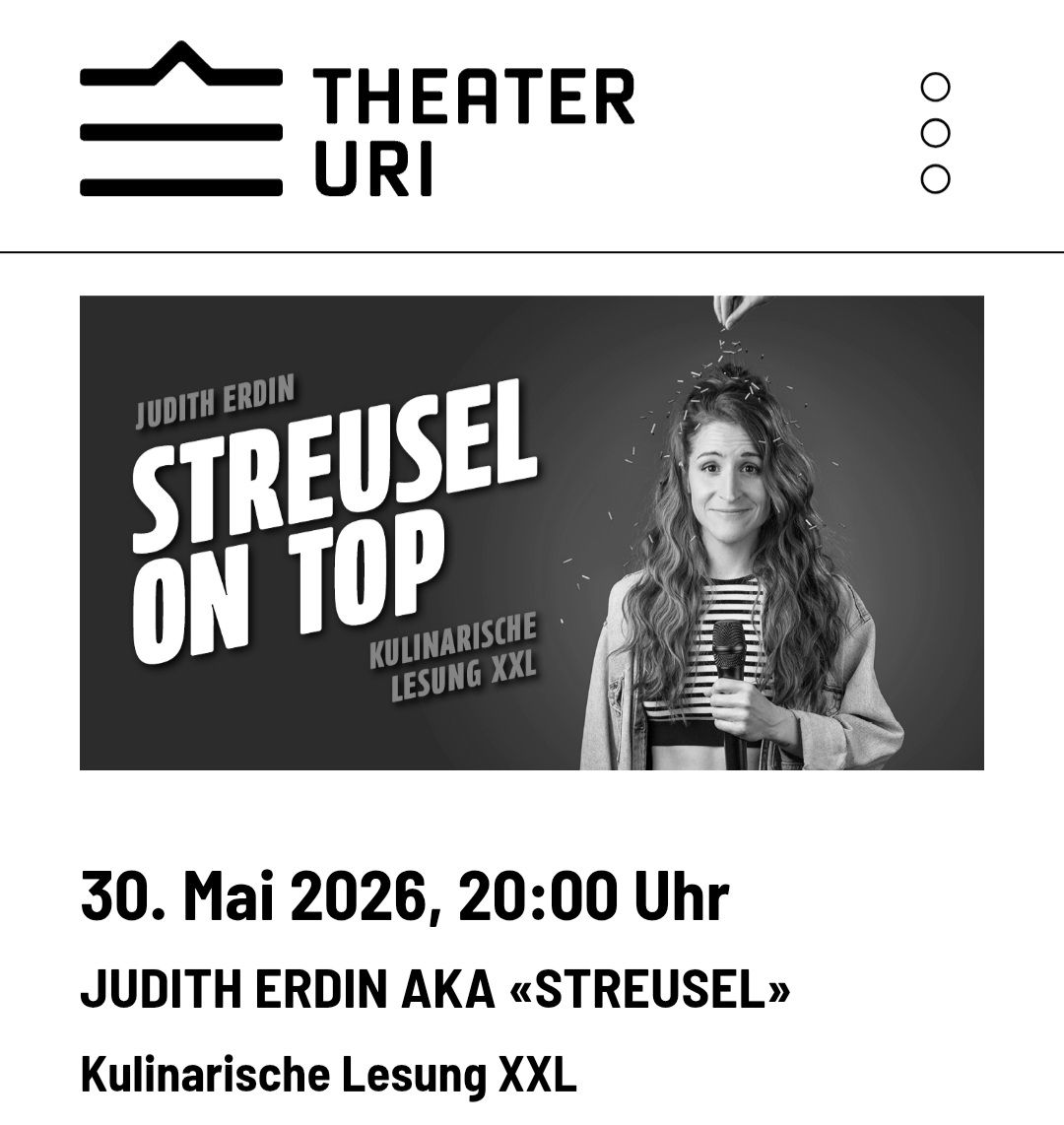 Biglietti: Streusel on Top in Altdorf – Nuovo e nell'imballaggio originale da Laufen venduto da Nils03