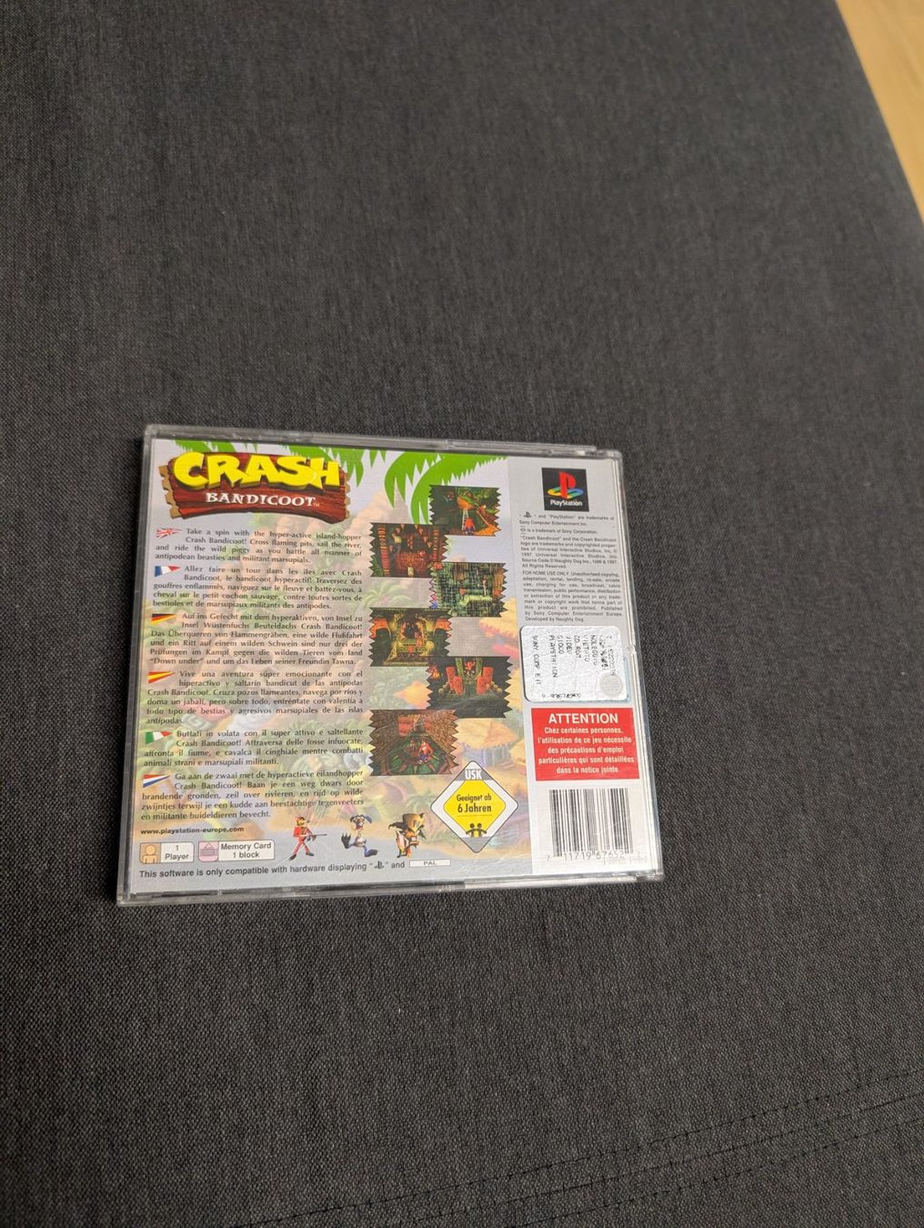 Spiele: Crash Bandicoot Sony playstation – Gebraucht aus Giubiasco von Ticinerd 1