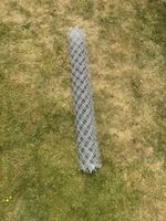 Maschendrahtzaun / Zaungeflecht verzinkt – ca. 4 m x 120 cm