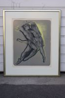 Litho Ballettpaare Hans Erni gerahmt 167/200 guter Zustand