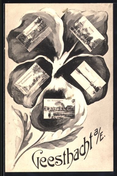 Cartoline postali: Grusskarten-AK Geesthacht a. E., Gr. Ber – Usato da Berlin venduto da bartko-reher