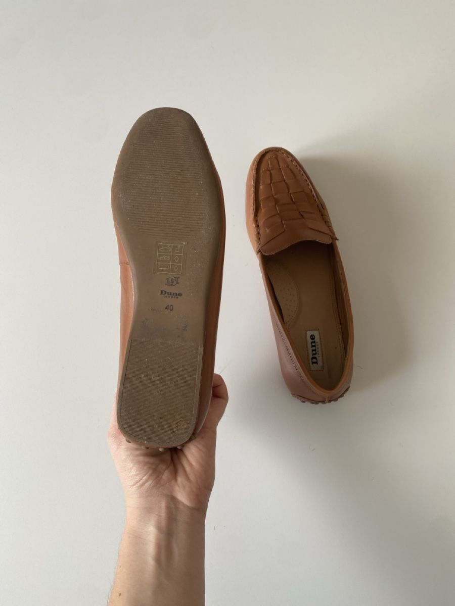 Dune London Scarpe da donna: Dune Loafers Leder cognacbraun Grösse 40 – Usato da Baden venduto da jafer_25 2