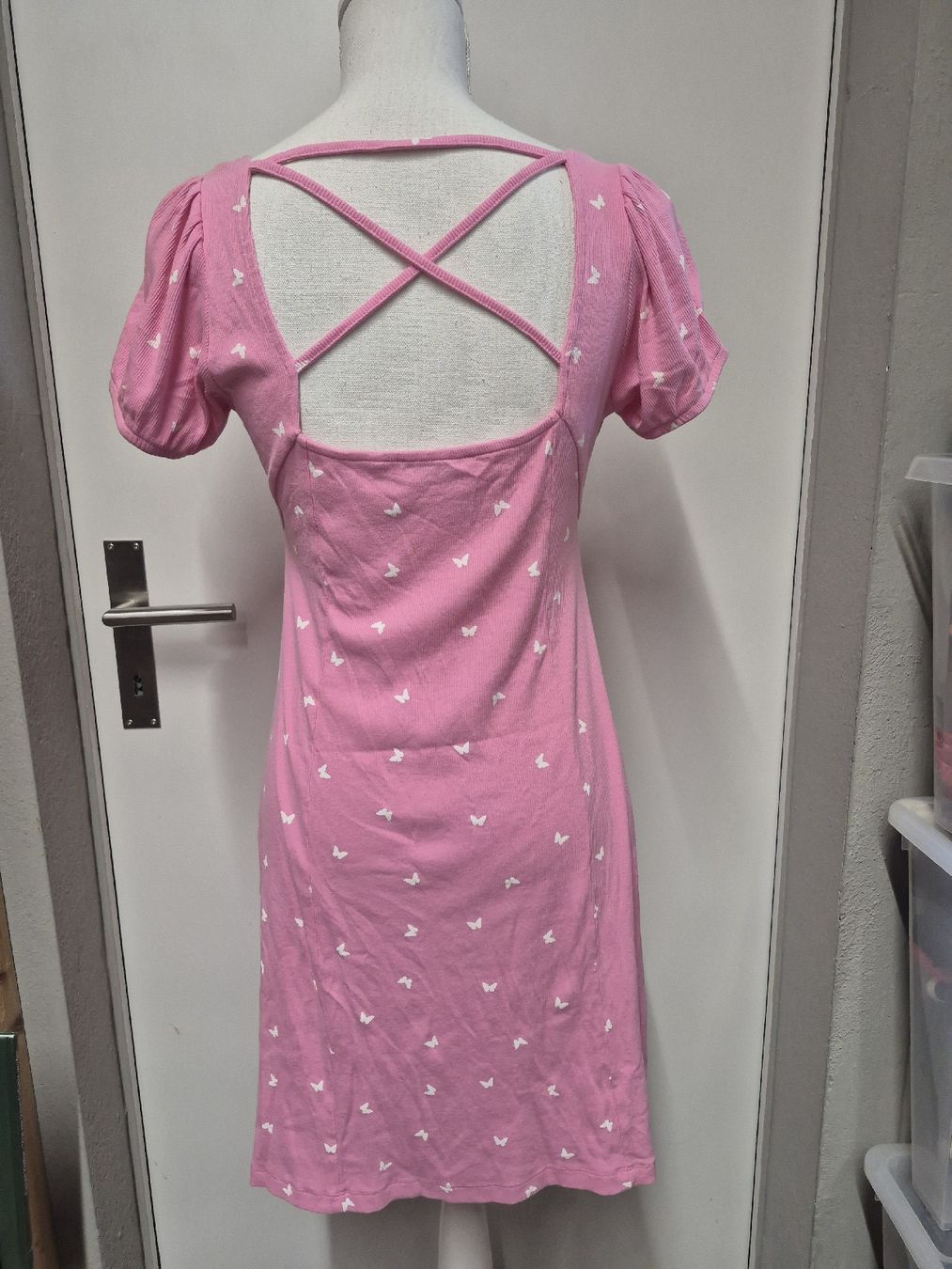 Tom Tailor Vestiti: Süsses Jersey Kleid Tom Tailor Denim Gr.M, rosa – Usato da Merligen venduto da muss_haben 1
