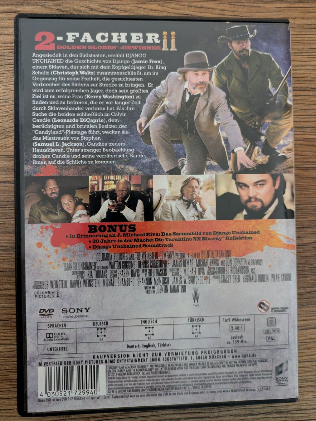 Alle DVDs: DVD Django Unchained – Gebraucht aus Wangen an der Aare von eggerclaudia 1