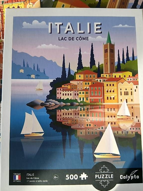 Puzzle: Puzzle Italie-500 pieces – Usato da Préverenges venduto da mel_k6bd 1