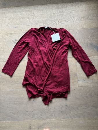 Pietro Brunelli Maternity Top, Bordeaux, New with Tags