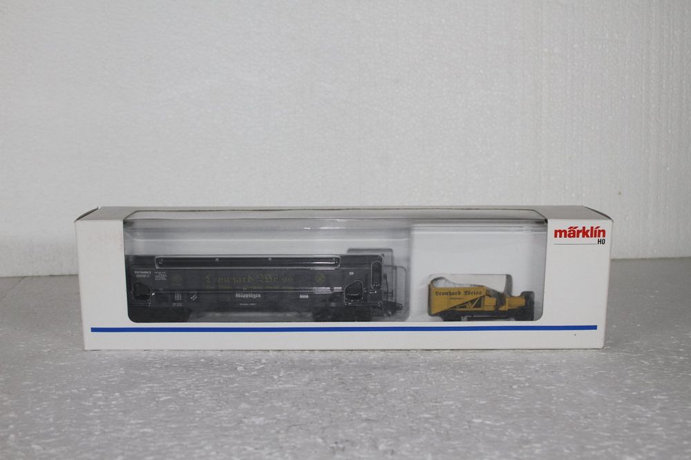 Wagon Märklin CR90 – Échelle 1 – Furgón Equipajes 2 Essieux – Gris – 1992