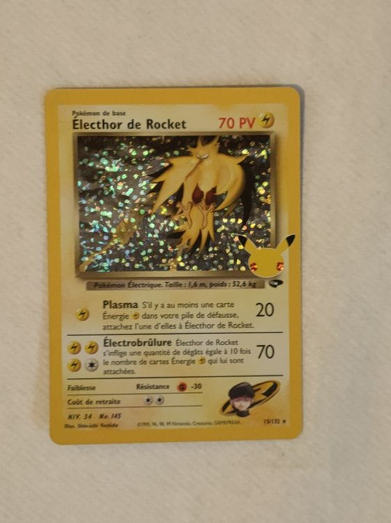Électhor de la Team Rocket - Holo Rare 70/182 - Ecarlate et Violet 10 Rivalités Destinées - Fantasy Sphere