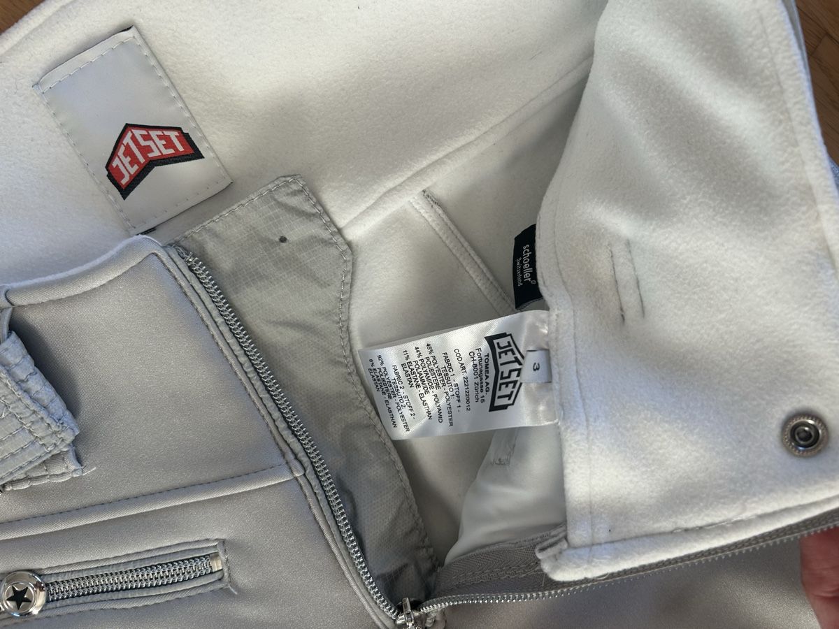 Jet Set Pantaloni: Jetset Skihose silber  – Usato da Zürich venduto da nin11111 3