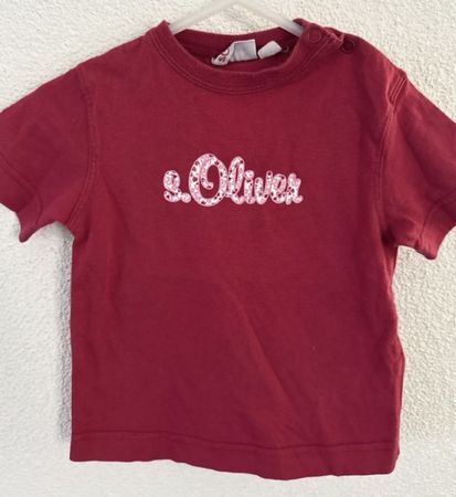 s.Oliver T-Shirt pink Grösse 68 gutem Zustand