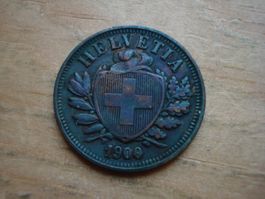 (W5) 2 Rappen 1900