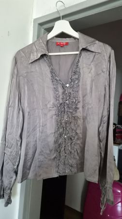 Derhy schöne Seidenbluse Gr. L