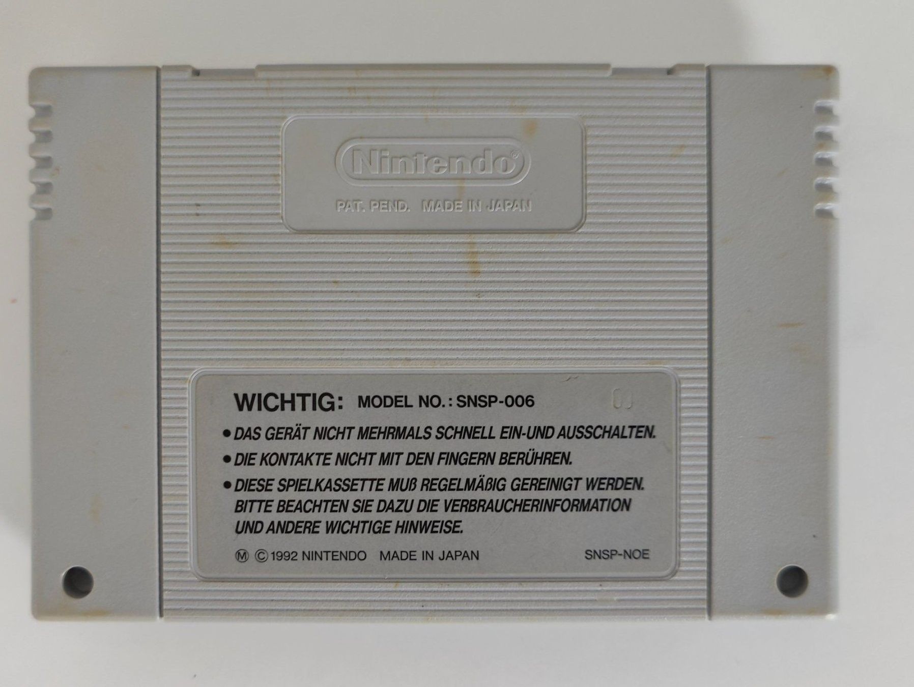 Nintendo Giochi: F-Zero Super Nintendon SNES – Usato da Dintikon venduto da Nightcom 1