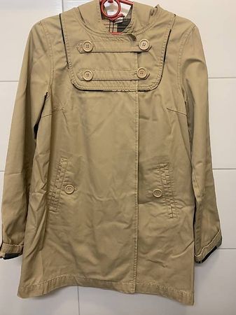 Trench beige en coton, taille S