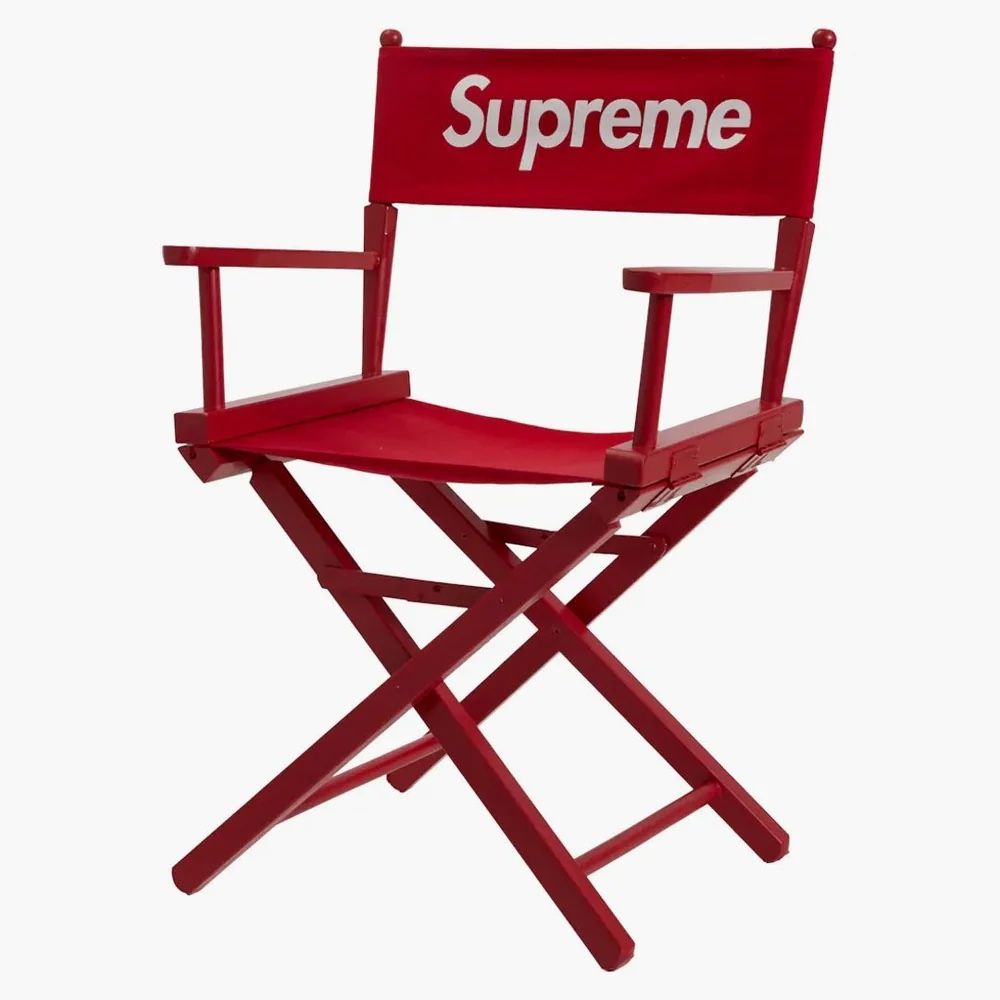Stühle: Supreme Director’s Chair Red – Neu (gemäss Beschreibung) aus Chêne-Bougeries von CollectorGVA