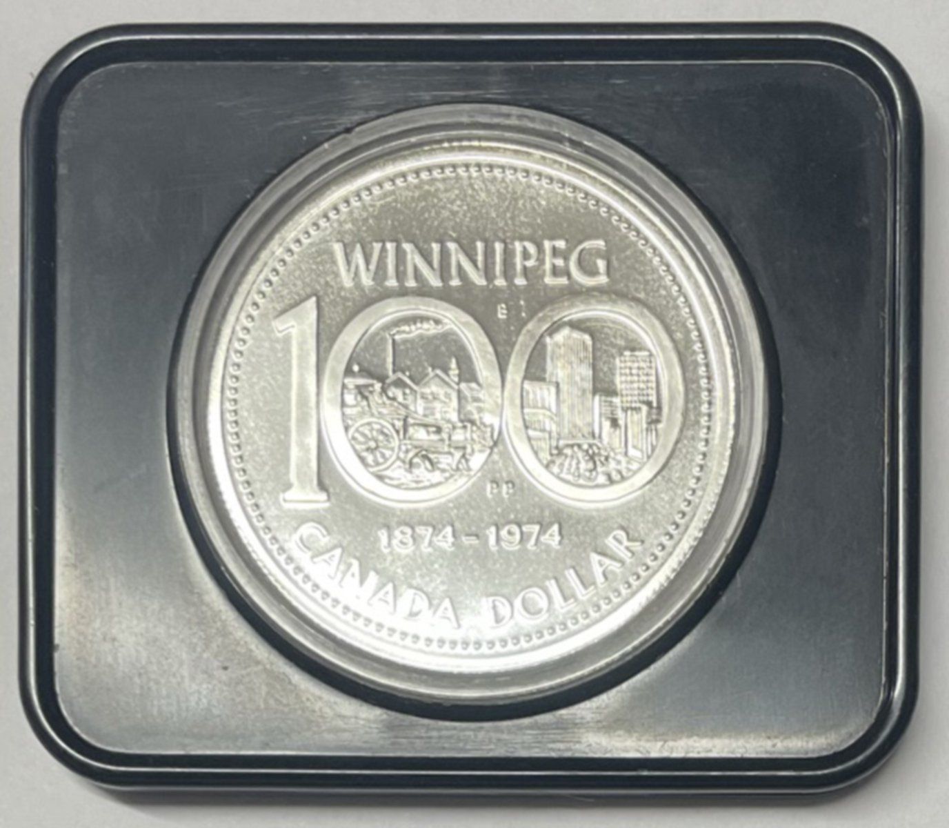 Toutes les monnaies: CANADA / DOLLAR / WINNIPEG 1974 – Neuf avec emballage d'origine à Martigny par Numis-World 5