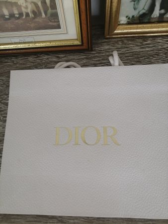 Dior Tragetasche weiss mit Kordel guter Zustand