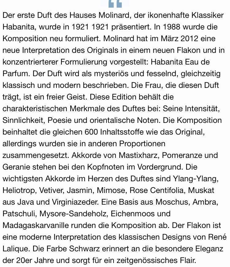 Parfum & Eau de Toilette: MOLINARD HABANITA 5ml Abfüllung – Neu (gemäss Beschreibung) aus St. Gallen von lfs_nxl8 3