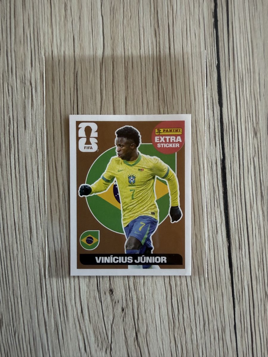 Panini Carte collezionabili: Panini FIFA Vinicius Junior Extra Sticker Br sillet – Nuovo e nell'imballaggio originale da Marly venduto da may_j75b